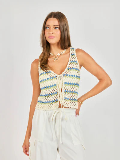 Stairsteps Crochet Tank