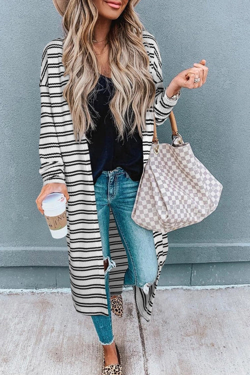 Striped duster