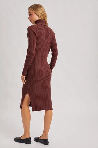 Turtleneck Sweater Dress